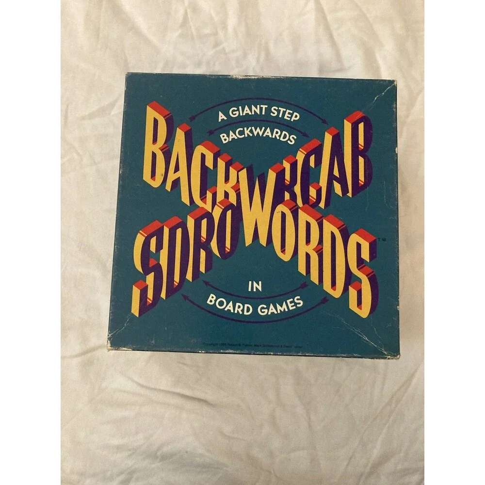 Backwords Sdrowkcab Board Game | 3-8 Players | Ages 10+